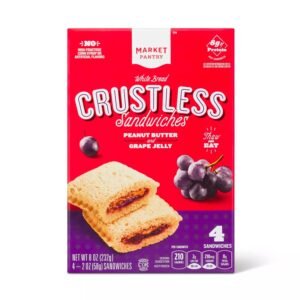 Frozen Peanut Butter and Grape Jelly Crustless Sandwich - 4ct